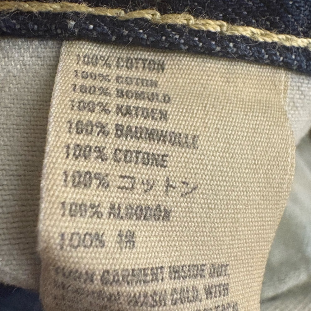 Abercrombie & Fitch‎ Dark Blue Low rise boot Jeans Y2K - Picture 10 of 10